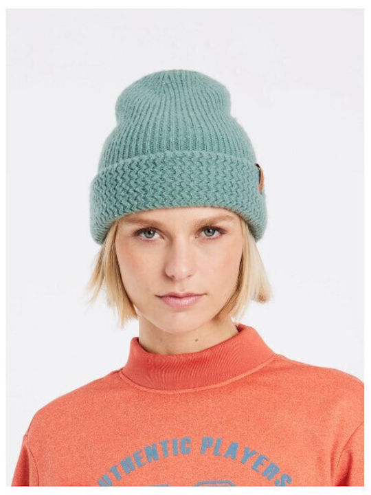 Beanie Unisex Beanie Knitted in Green color