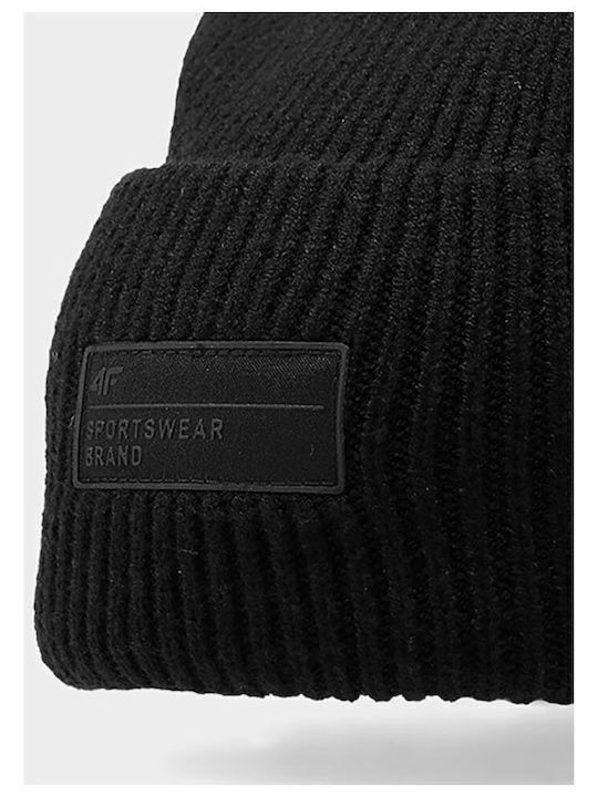 Beanie Unisex Beanie Knitted in Black color