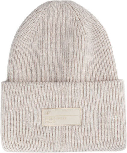 Beanie Unisex Σκούφος Πλεκτός σε Μαύρο χρώμα