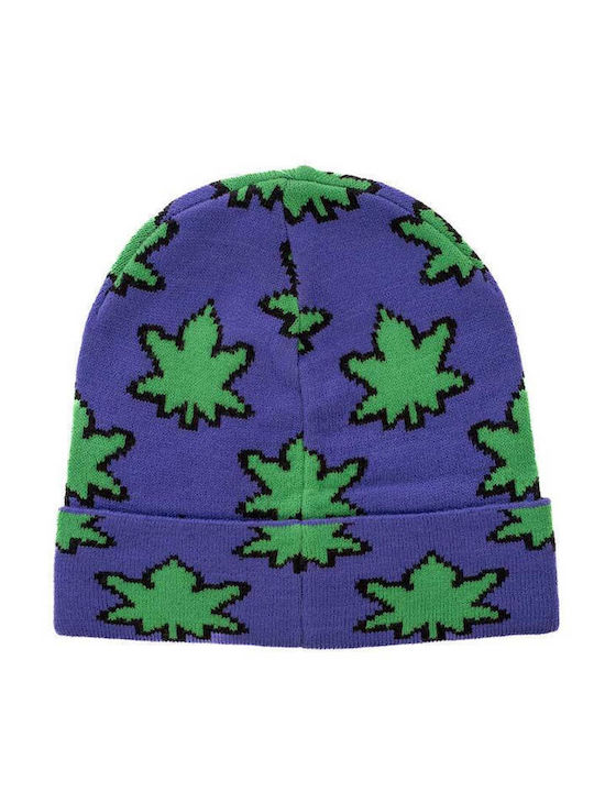 Chill Bitch Beanie Unisex Σκούφος Πλεκτός σε Μωβ χρώμα