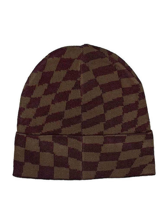 High Life Beanie Unisex Strickmütze in Braun Farbe
