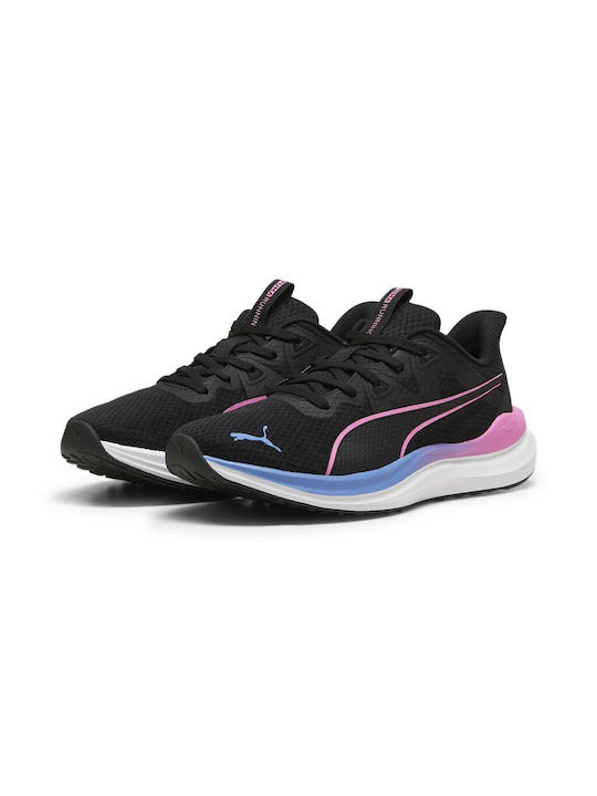 Puma Reflect Lite Γυναικεία Αθλητικά Παπούτσια Running Μαύρα