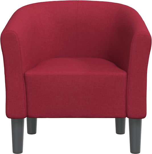 Barrel Sessel Bordeaux 70x56x68cm