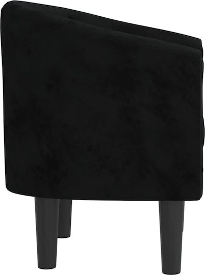 Барел Фотьойл Кадифен Dark 70x56x68см