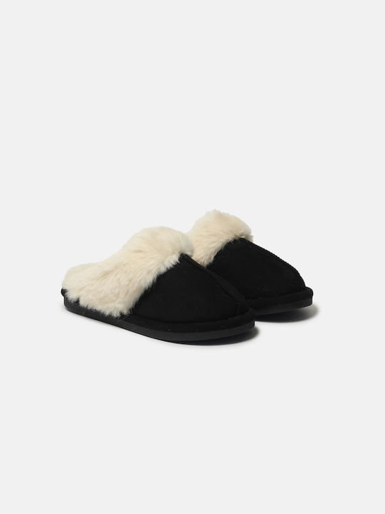 InShoes Winter Women's Slippers in Black color