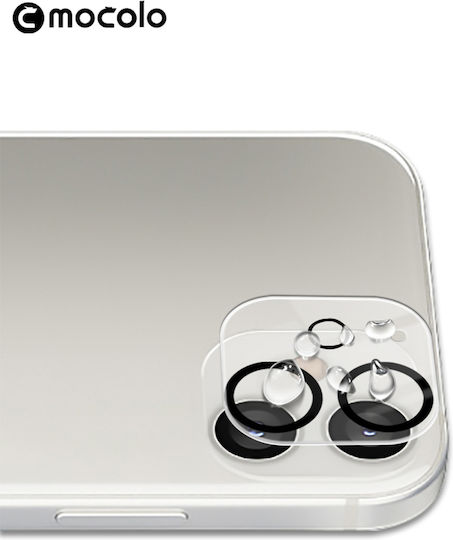 Mocolo Lens Full Camera Protection Membrane Black for the iPhone 11, 12 mini