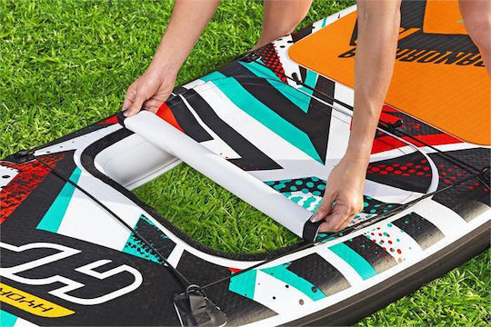 Bestway Hydroforce Breeze Panorama Φουσκωτή Σανίδα SUP με Μήκος 3.05m Πολύχρωμη