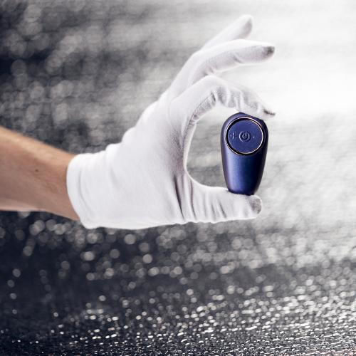 Infinity Ignite Remote Vibrating Δονούμενο Δαχτυλίδι Πέους Σιλικόνης Μωβ HUE015