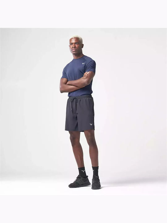 Squatwolf Men's Athletic T-shirt Short Sleeve Navy