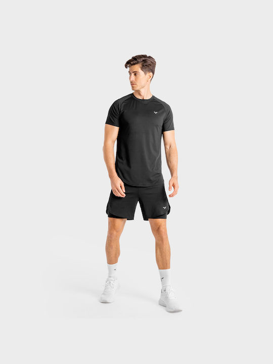 Squatwolf Mesh Herren T-Shirt Kurzarm Onyx