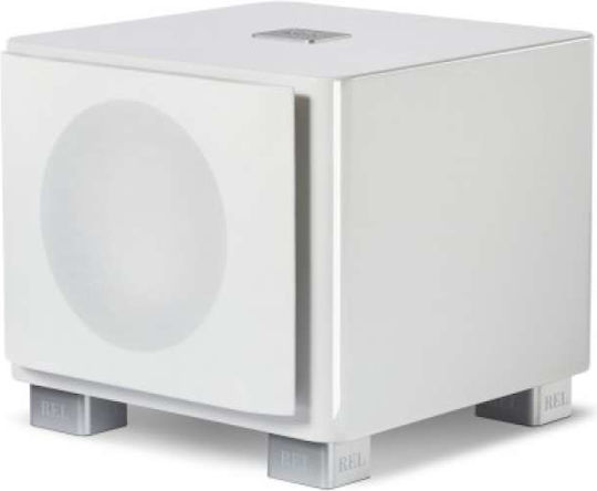 Rel Acoustics T/7x Безжично Самоусилващ Субуфер с Говорител 8" 200W Бял гланц