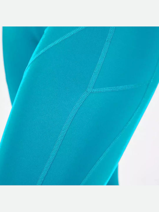 Instruire Colanti de femei Lung Colanti Talie inalta & Push Up Deep lagoon