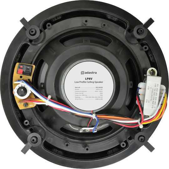 Adastra AD-LP8V Παθητικό Εντοιχιζόμενο Ηχείο 60W (Τεμάχιο) Λευκό 952.262UK