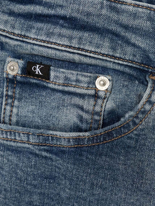 Calvin Klein Dad Essential Παιδικό Τζιν Παντελόνι Μπλε.