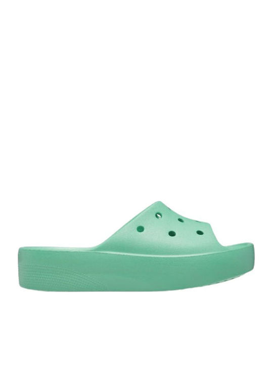 Classic Women's Platform Slides Green