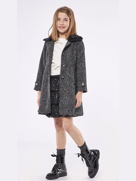 Εβίτα Kids Set with Skirt Winter 2pcs ecru