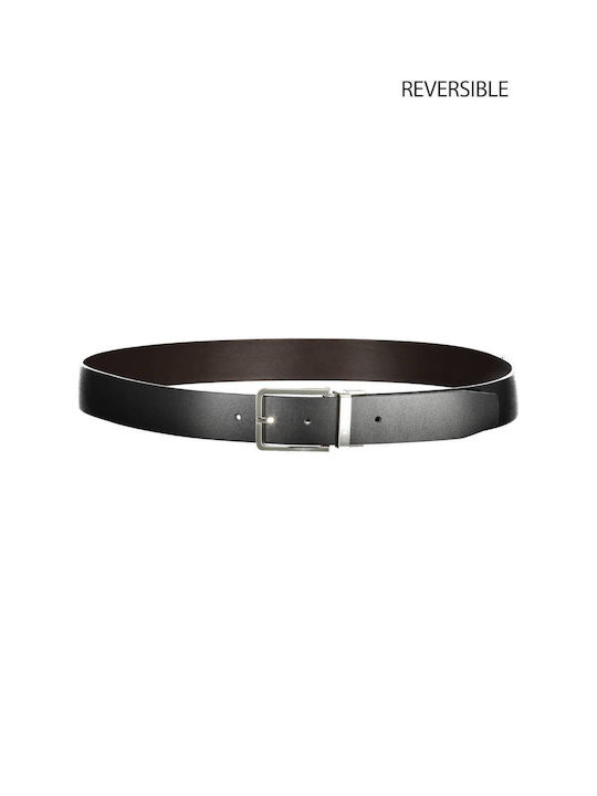 Calvin Klein Men's Leather Double Sided Belt Brown