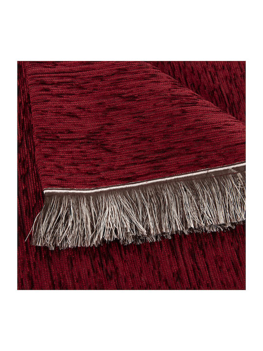 HomeMarkt Dreamtopia Three-Seater Sofa Throw Chenille 170x295cm Burgundy