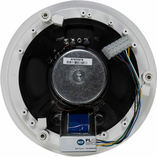 RCF Εντοιχιζόμενο Ηχείο 20W (Τεμάχιο) Λευκό