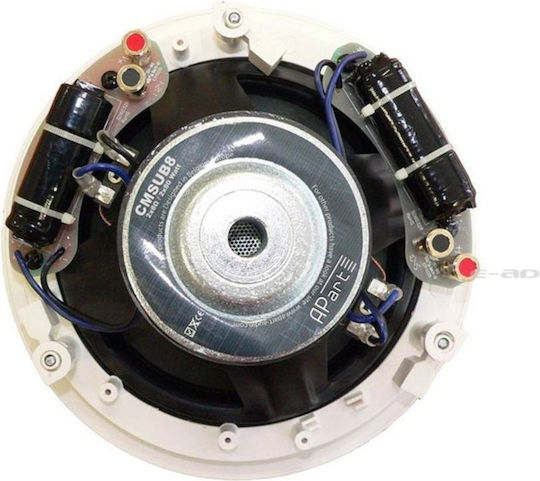 Apart Audio Тонколона за Таван 80W (Брой) Бяло