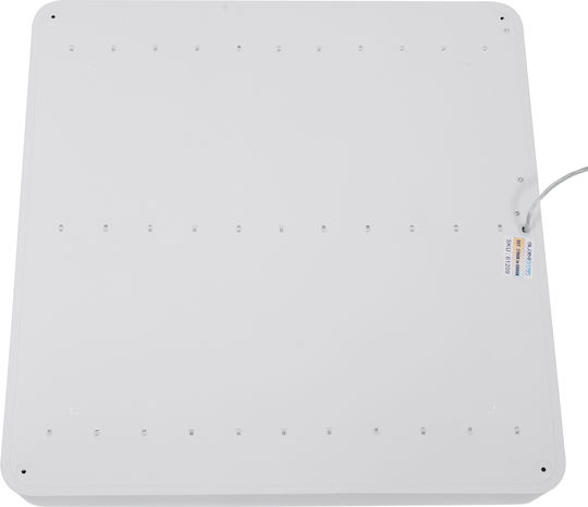 GloboStar Τετράγωνο Εξωτερικό LED Panel 75W με Θερμό Λευκό Φως 60x60εκ.