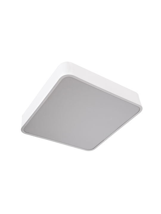 GloboStar Pătrat În aer liber Panou LED Putere 67W cu Alb Cald Lumini 40x40cm.