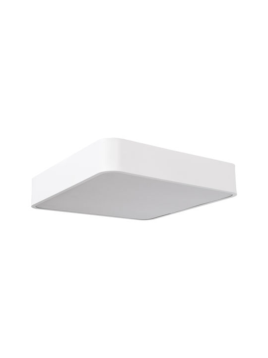 GloboStar Pătrat În aer liber Panou LED Putere 67W cu Alb Cald Lumini 40x40cm.