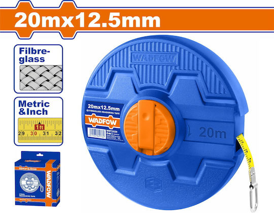 Wadfow Tape Measure with Auto-Rewind 12.5mm x 20m