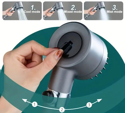 Handheld Showerhead with Start/Stop Button