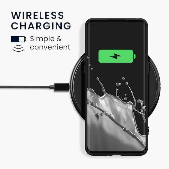KWmobile Soft Slim Flexible Rubber Umschlag Rückseite Silikon 1.3mm Schwarz (Oppo Find X5 Pro)