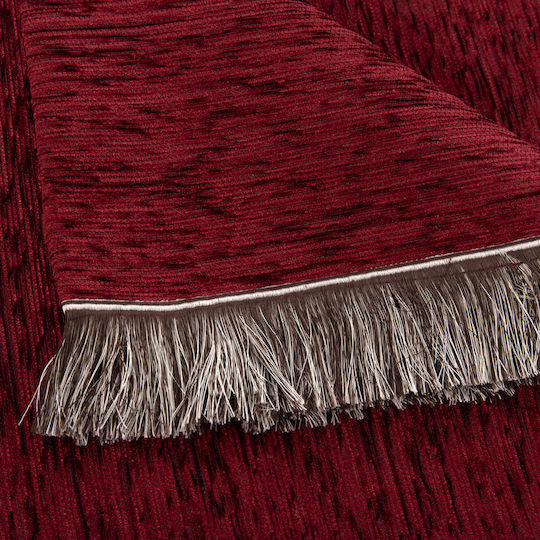 Freebox Dreamtopia Ριχτάρι Τριθέσιου Καναπέ Chenille 170x295εκ. Μπορντό