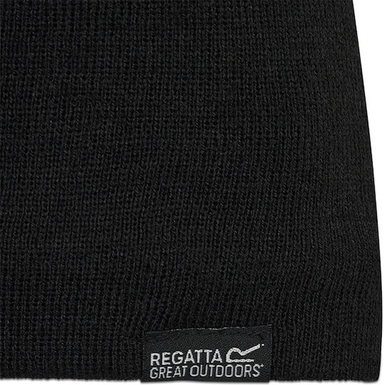 Beanie Unisex Fleece Beanie Gestrickt in Schwarz Farbe
