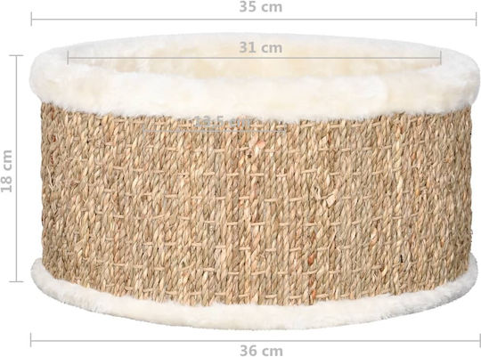 vidaXL Κρεβάτι Γάτας Μπεζ 36cmx36cm