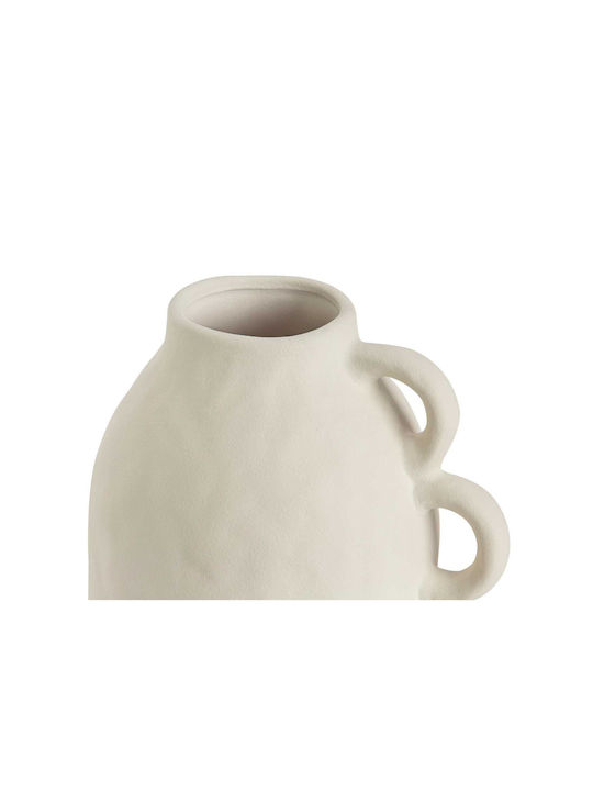Andrea House Decorative Vase Ecru 20x20x21.5cm