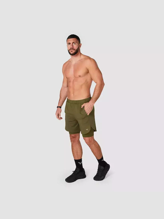 Squatwolf Men's Athletic Shorts Khaki