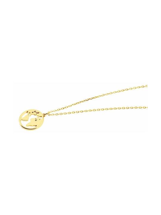 Akzent Charm from Gold Plated Silver