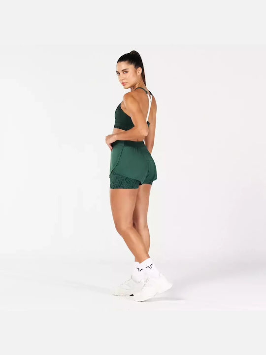 Squatwolf Women's Sporty Shorts BISTRO GREEN