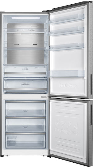 Hisense Ψυγειοκαταψύκτης 495lt Total NoFrost Υ200xΠ70.4xΒ69.5εκ. Inox RB645N4BIE