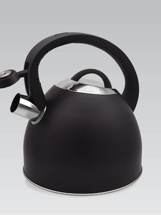 Maestro Τσαγιέρα Ανοξείδωτη Μαύρη 2500ml