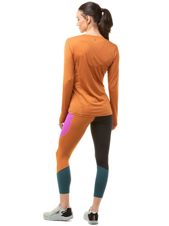 Instruire Colanti de femei Cropped Colanti Deep Lagoon/Thistle
