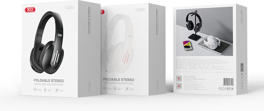 XO BE39 Wireless / Wired Over Ear Headphones with 8 hours of Operation White