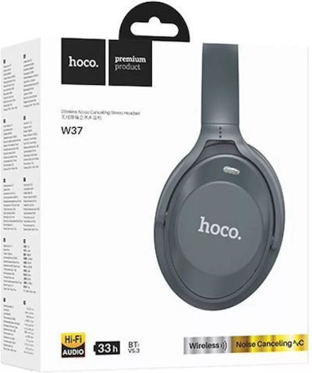 Hoco W37 Wireless / Wired Over Ear Headphones with 46 hours of Operation Smoky Blue