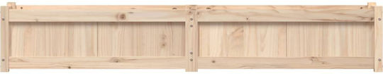 vidaXL Set 2 Planters Wooden Brown