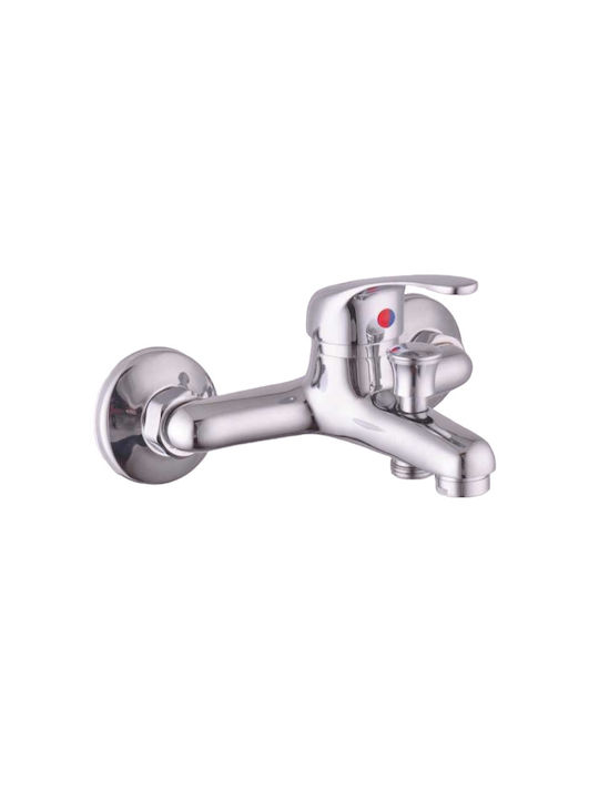 Mixing Bathtub Shower Faucet Silver