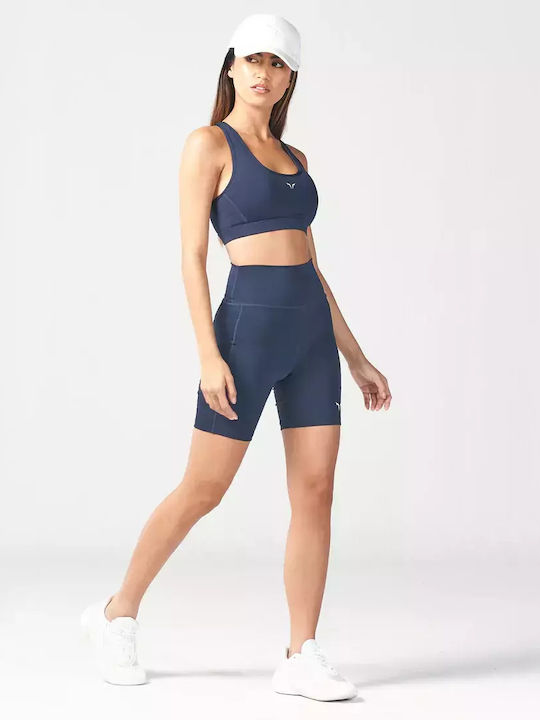 Essential Medium Impact Women's Sports Bra with Light Padding Navy Blue