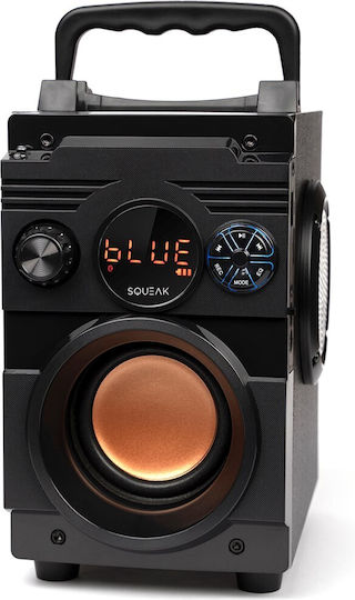 Squeak SQ1001 Bluetooth Speaker 20W with Radio and Battery Life up to 7 hours Black