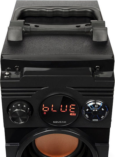 Squeak SQ1001 Bluetooth Speaker 20W with Radio and Battery Life up to 7 hours Black