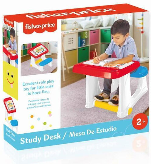 Study Desk Kids Desk for Painting made of Plastic Multicolour Fisher Price