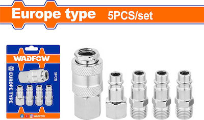 Wadfow Air Tool Connector 5pcs WQP3670