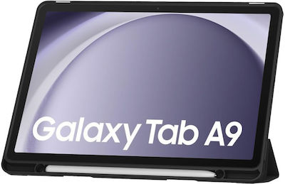 Tech-Protect Sc Flip Cover Silicone Black Galaxy Tab A9 8.7 X110 / X115